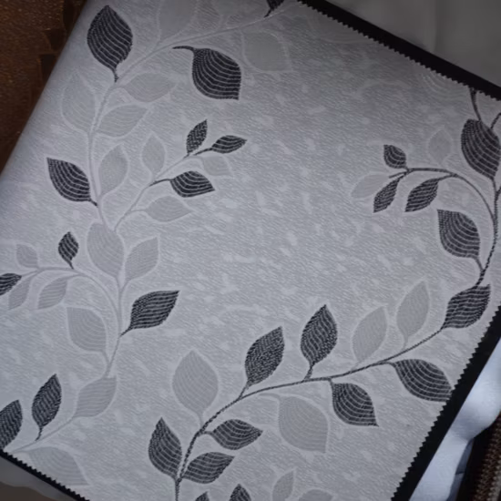 Vendas imperdíveis cortinas domésticas de alta qualidade produto padrão hojitas 100% poliéster tecido de cortina jacquard
