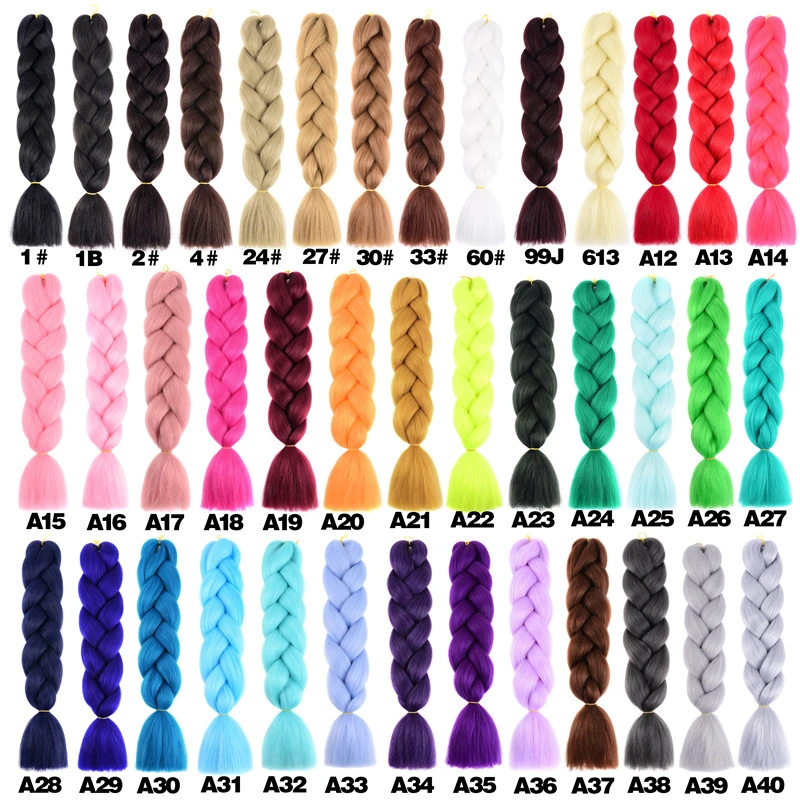 24" 100 G Hot Selling Cheap Price Synthetic Jumbo Braids