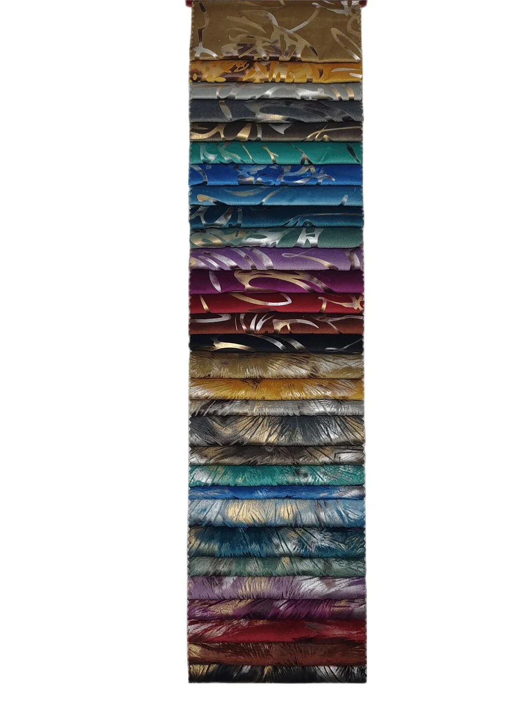 100% Polyester. Hot Selling High-Quality Velvet Bronzing Composite Non-Woven Fabric.