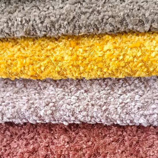 Tecido 100% poliéster chenille jacquard para sofá tecido para estofamento de móveis