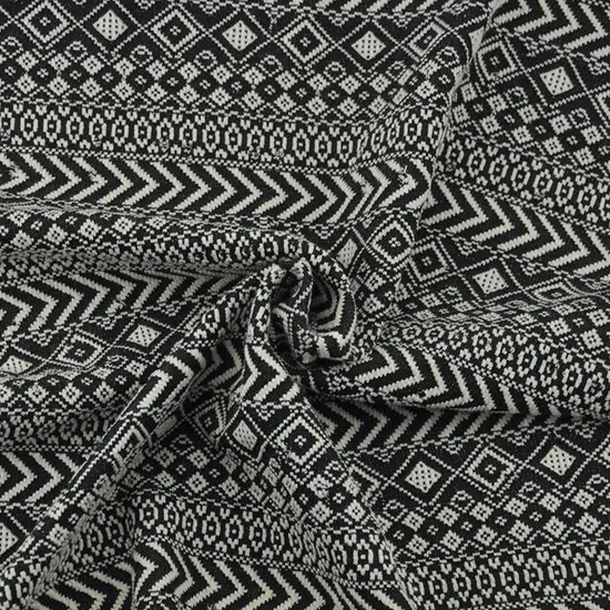 Casaco de lã quente de inverno direto da fábrica tecido jacquard acrílico tingido para vestuário