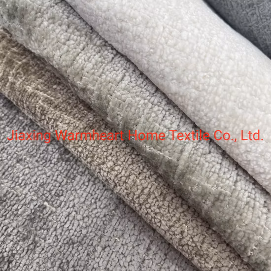 20% Viscose 80% Poliéster Tecido Chenille Móveis para Sofá Almofada Esteira Cama